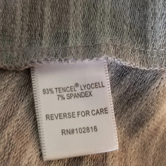 Garnet Hill Gray Striped Knit Dress XS - Picture 5 of 6